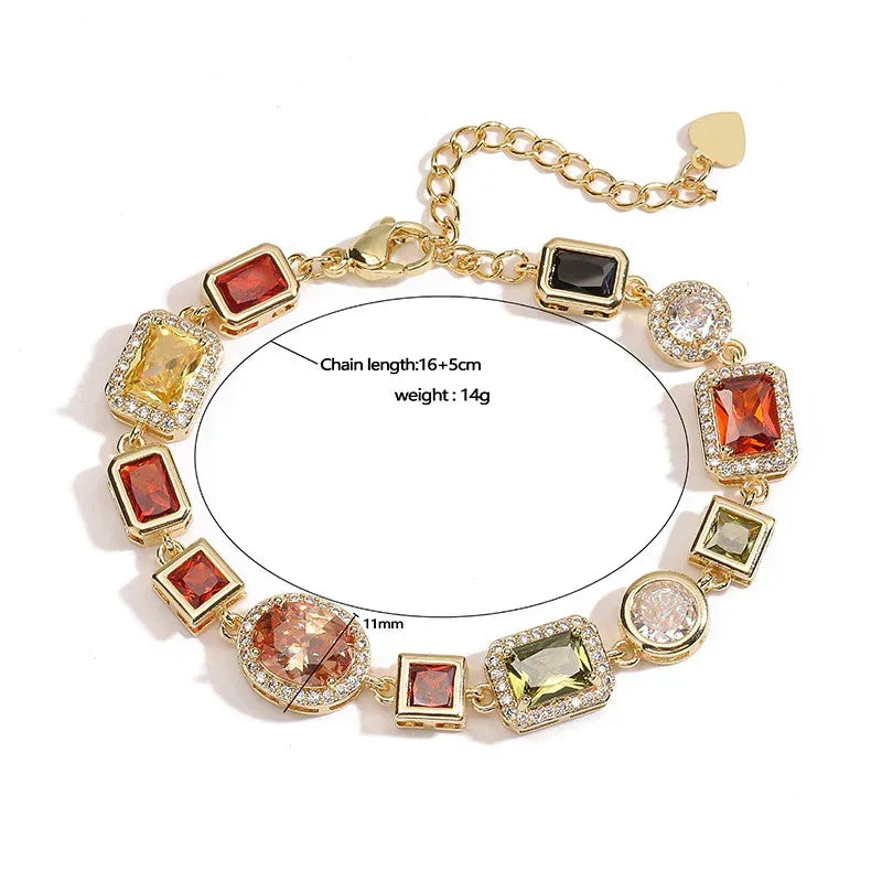 Retro Light-luxury Geometric Jewelry Set - Viexta