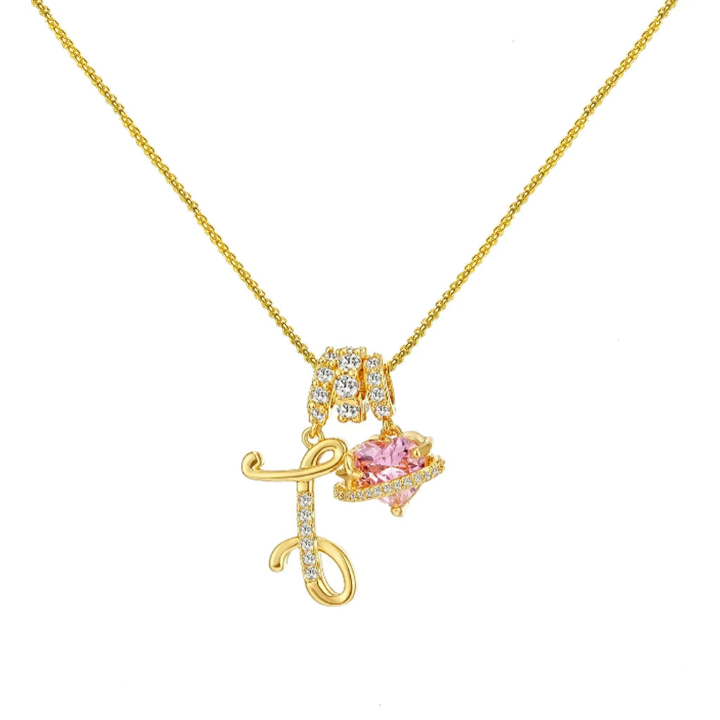 Dopamine 26 English Letter Necklace - Viexta