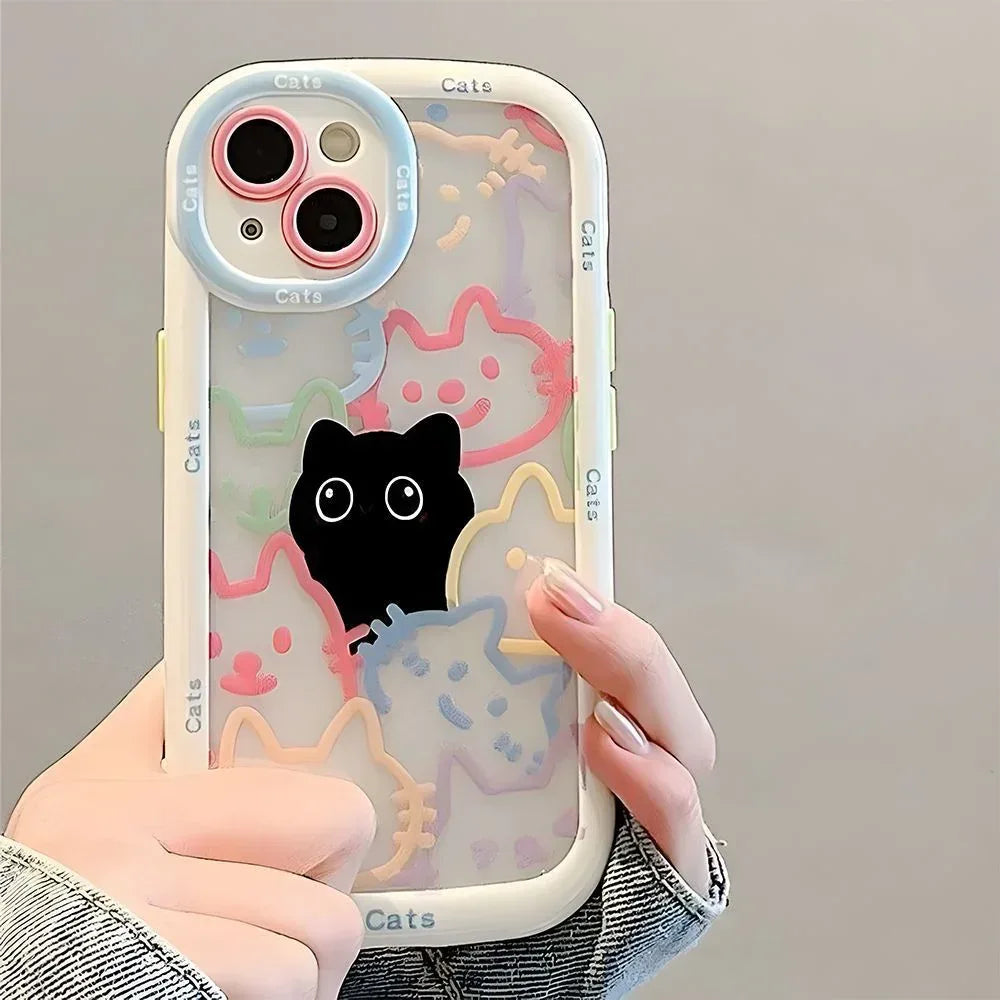 Color Cat Suitable iPhone Case - Viexta