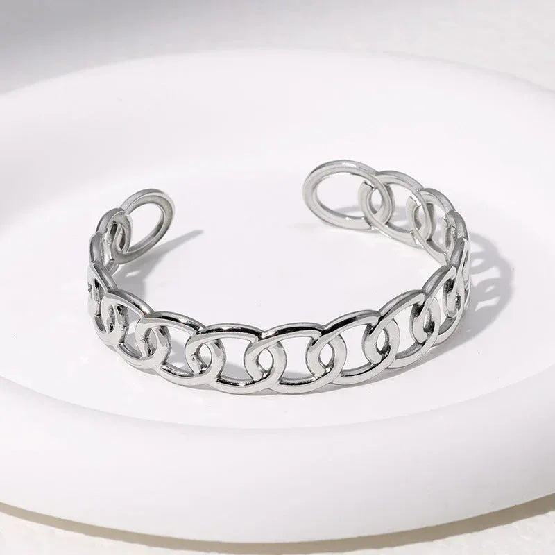 stainless-steel-open-ended-bracelet - Viexta