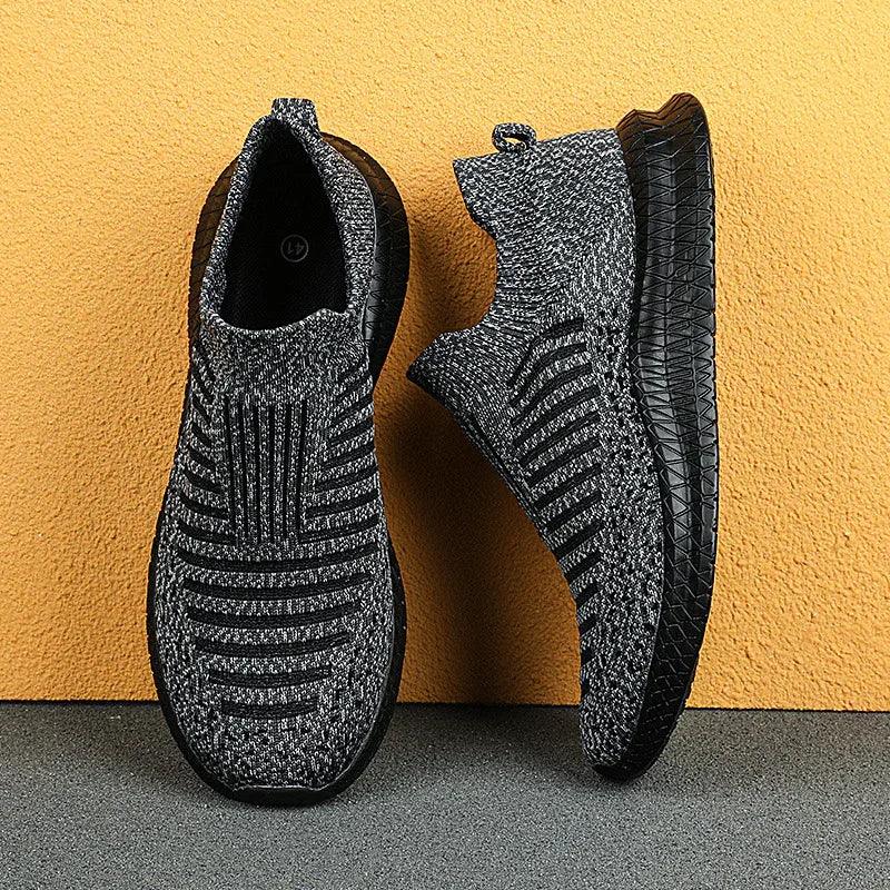 Mesh Sneakers For Men Non-slip Walking Running Shoes - Viexta