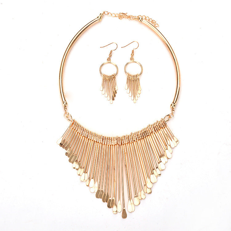 multi-layer-tassel-necklace-set