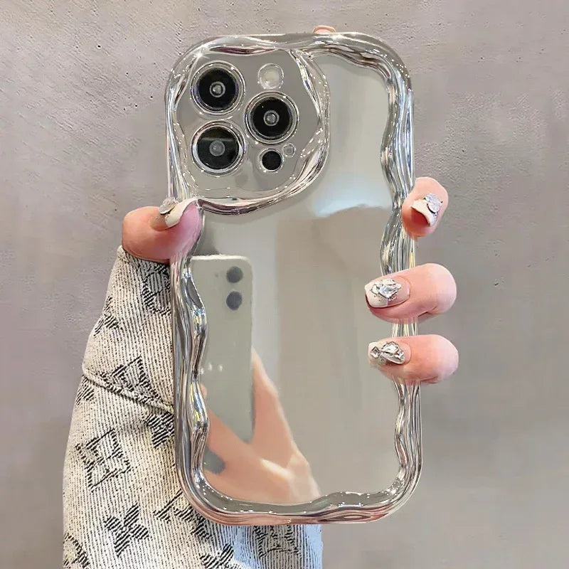 Electroplating Sliver Stripe Drop-resistant iPhone Case - Viexta