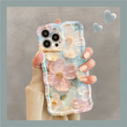twisted-edge-oil-painting-flower-iphone-case - Viexta