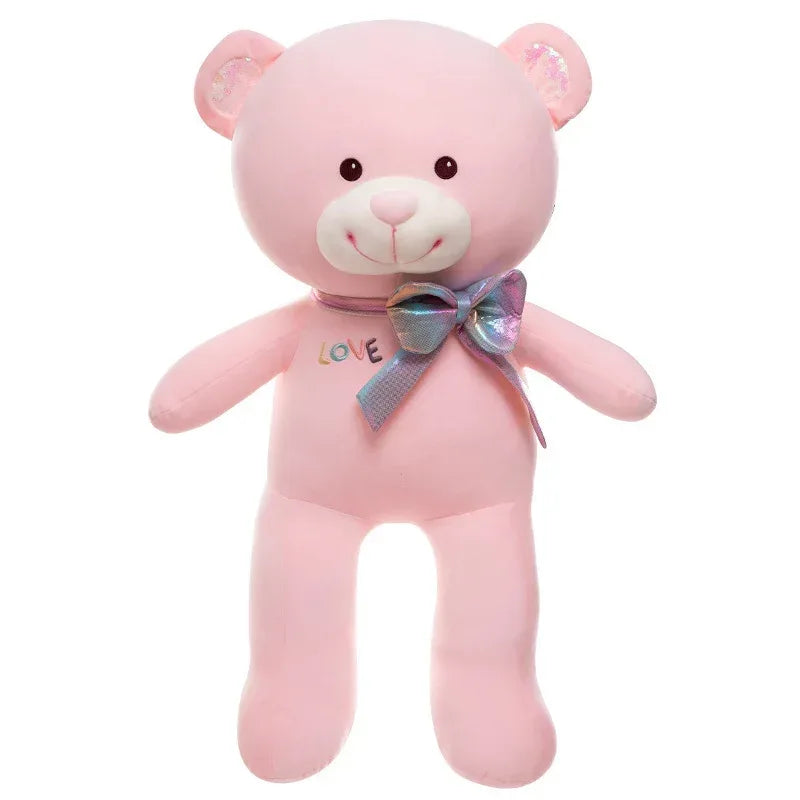 Cartoon Bow Big Bear Plush Toy - Viexta