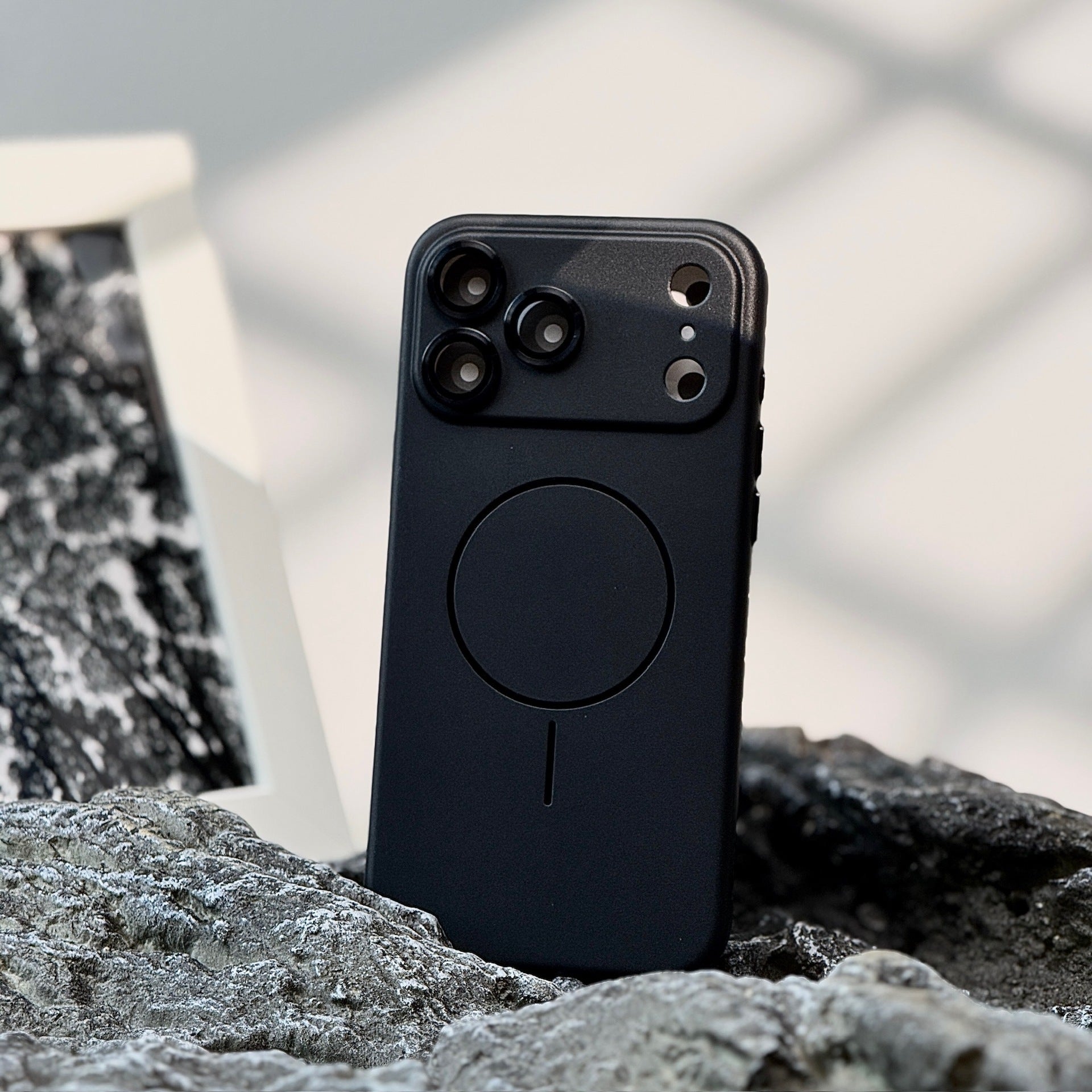 Frosted Skin Magnetic Suction iPhone Case