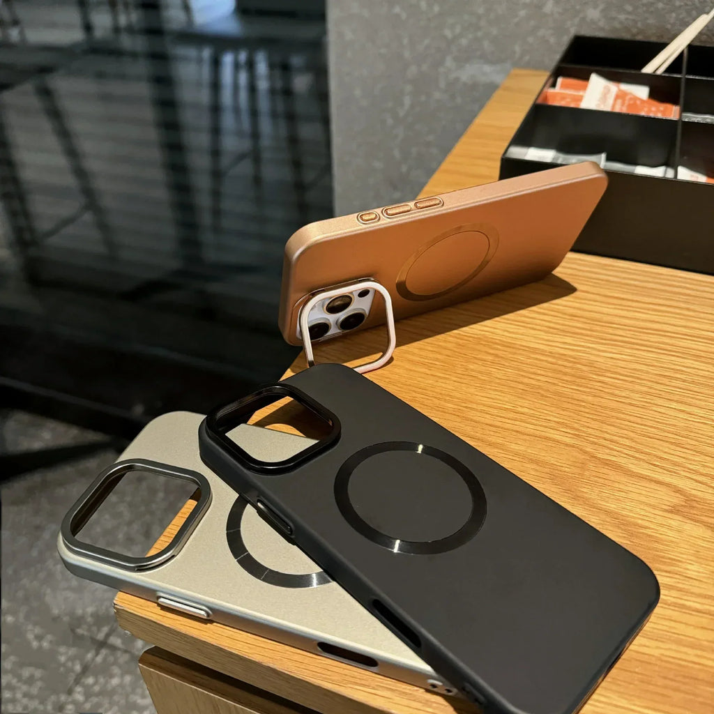 gilding-lens-bracket-shell-iphone-cover - Viexta