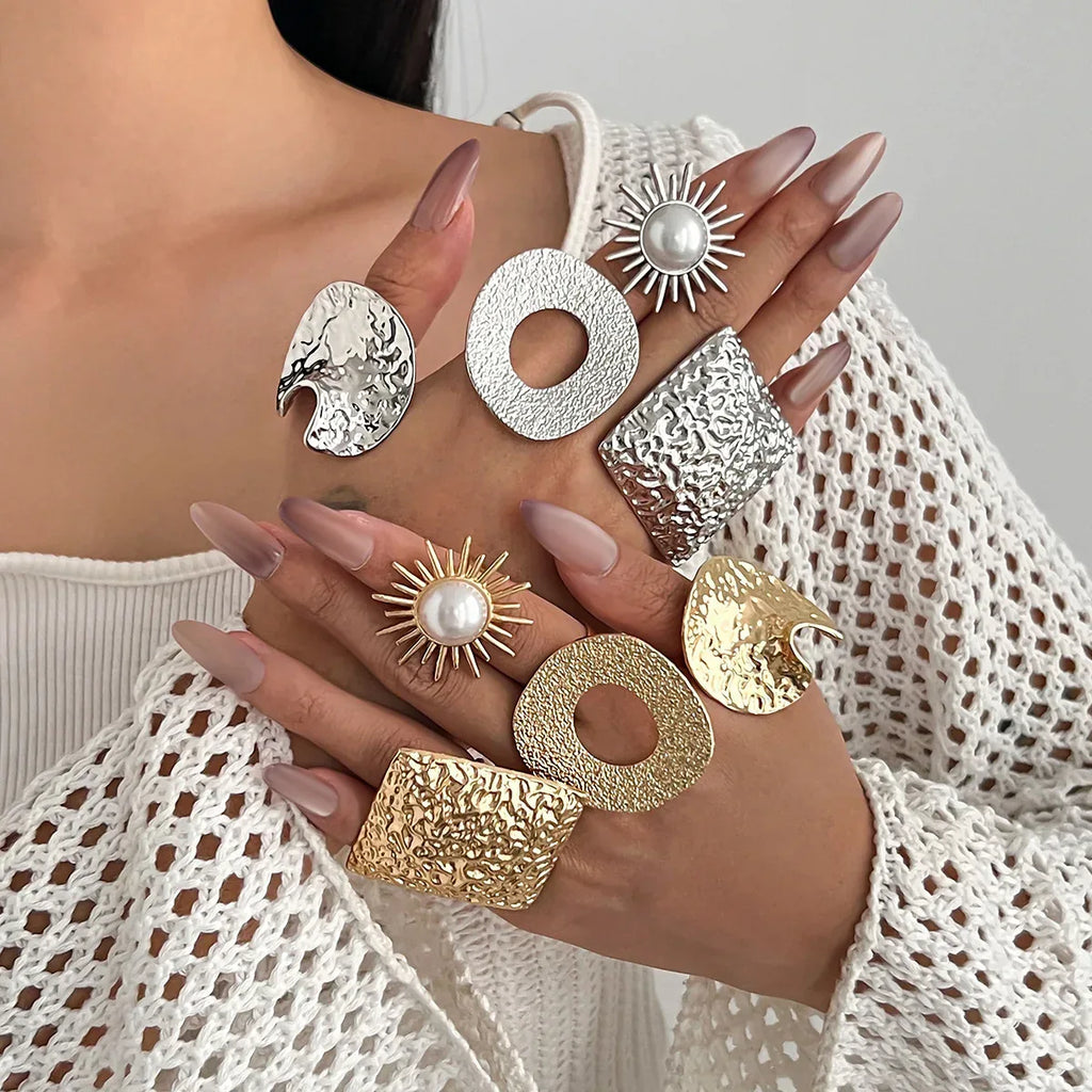 twin-pleated-square-ring - Viexta