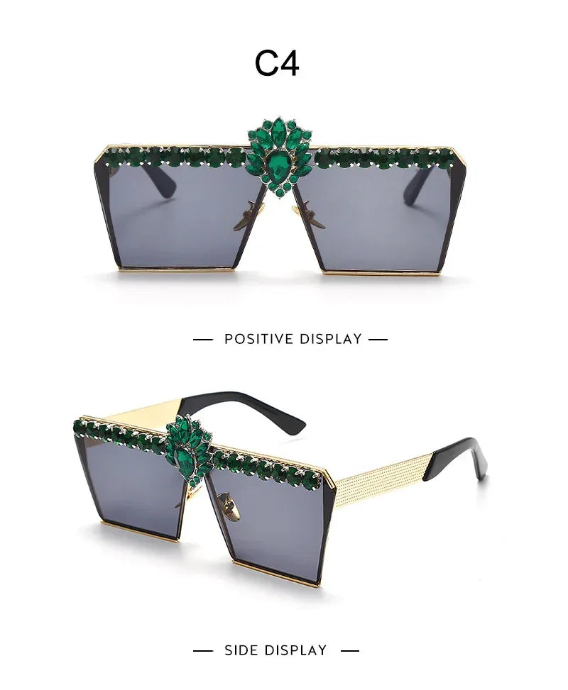 Ladies Fashion Square Sunglasses - Viexta