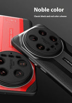 Leather Pattern Baked Porcelain Cover for Xiaomi 14Ultra - Viexta