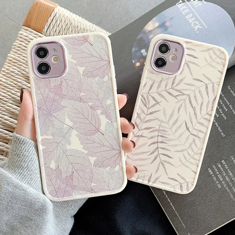 Twigs and leaves iPhone case - Viexta