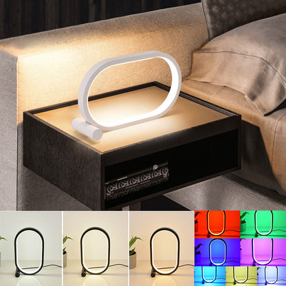 Oval Acrylic Touch Lamp