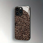 Personalized Black Leopard-print iPhone Case - Viexta