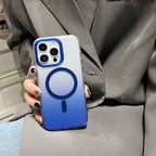 Laser Gradient Magnetic Aurora Frosted iPhone Protective Case