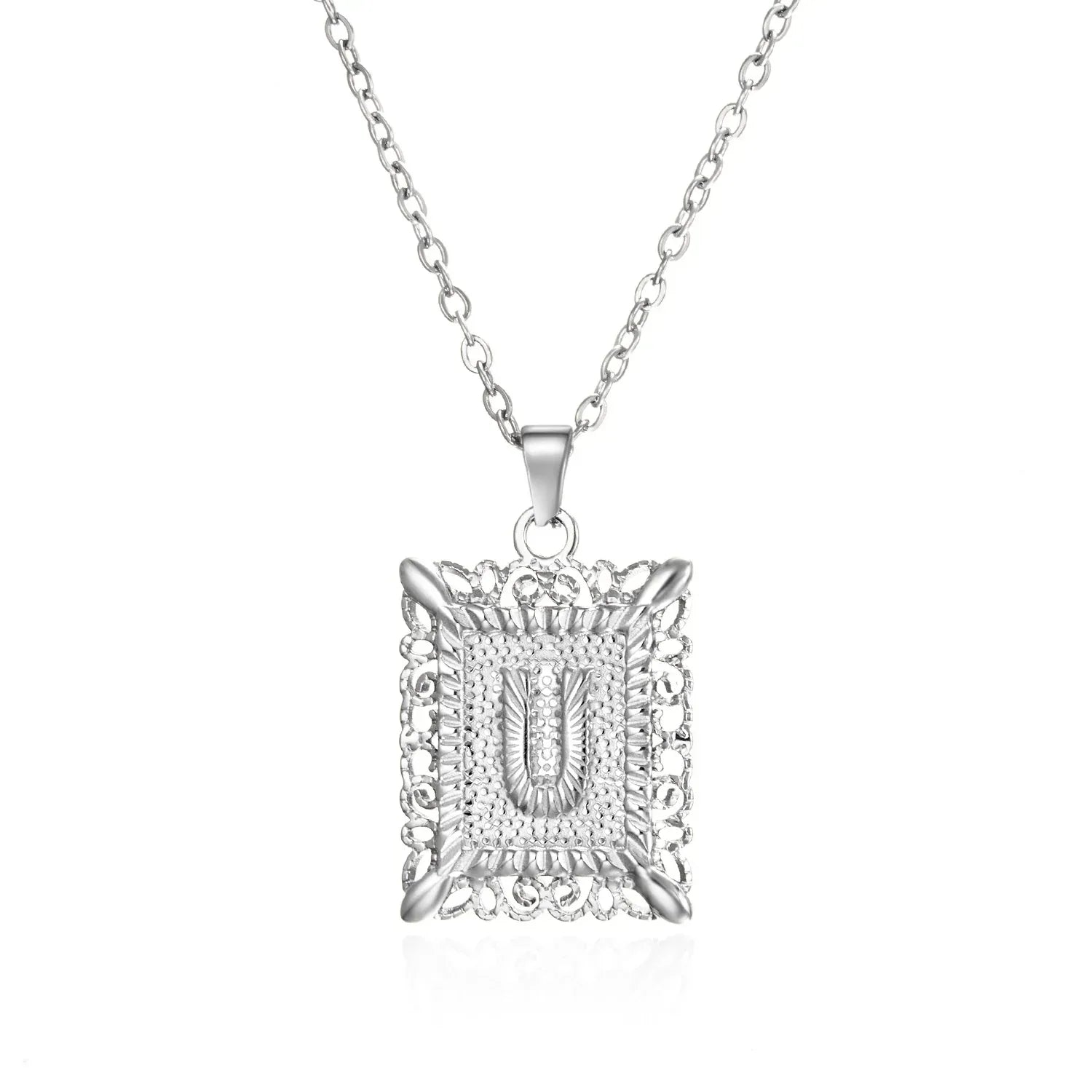 stainless-steel-initial-necklace - Viexta