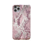 Girly pink gilded snakeskin iPhone case - Viexta