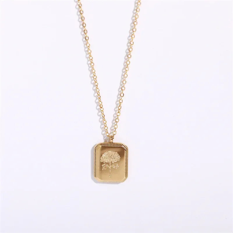 Birth Flower Necklace - Viexta