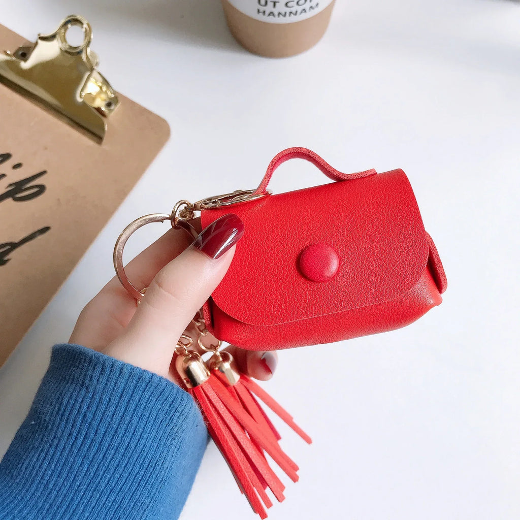 Leather tassel Airpods Pro case - Viexta