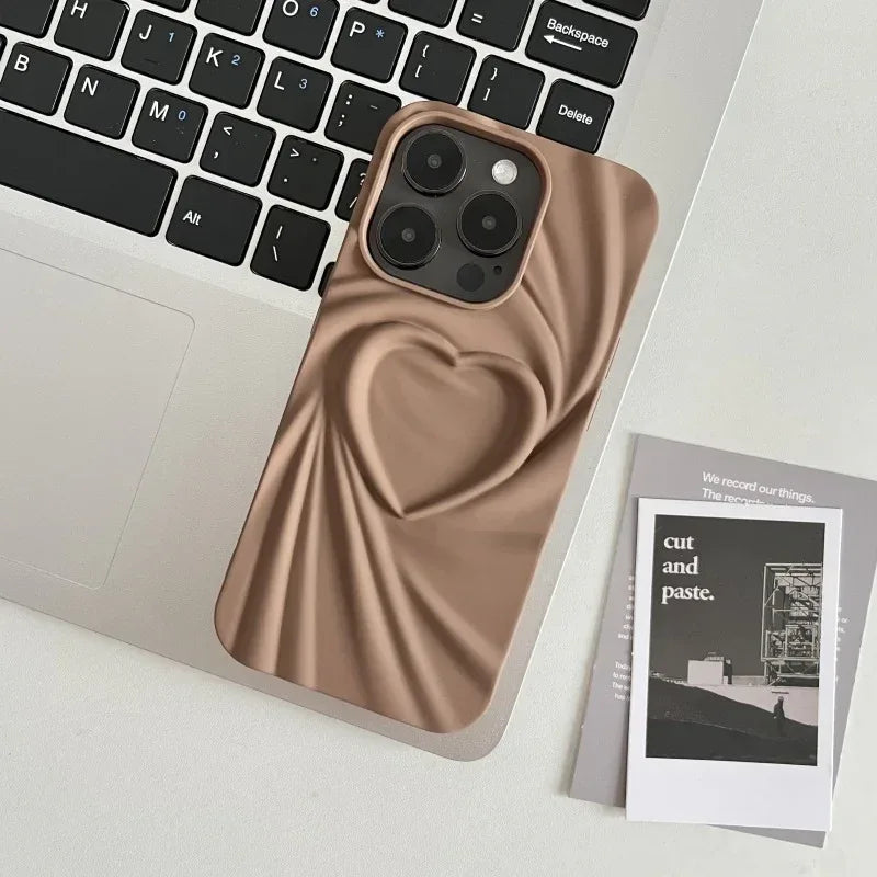 pleated-love-iphone-case - Viexta