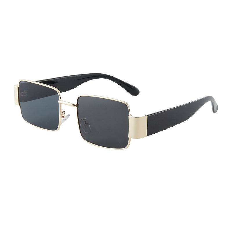 Large frame square face slimming sunglasses