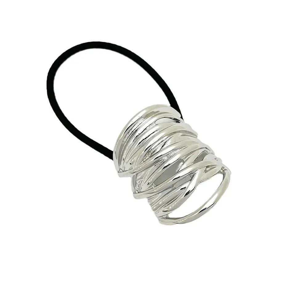 Metal Hair Rope Ponytail Head Rope - Viexta