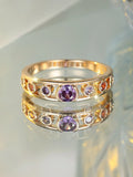 champagne-gold-crystals-ring - Viexta