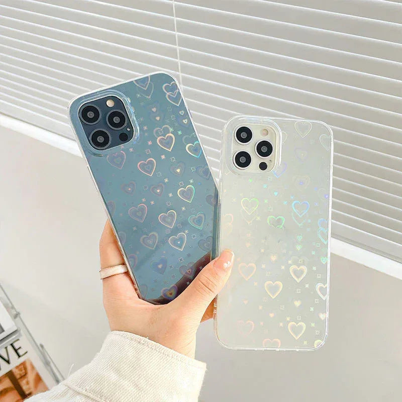 Laser Colorful Double-sided Silicone Phone Case for IPHONE - Viexta