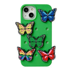 Colorized Butterfly Silicone iPhone Case - Viexta