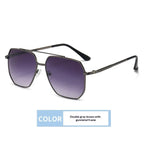 Dual-bridge Sunglasses For Men Retro Design - Viexta