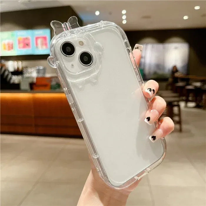 small-monster-transparent-iphone-case - Viexta