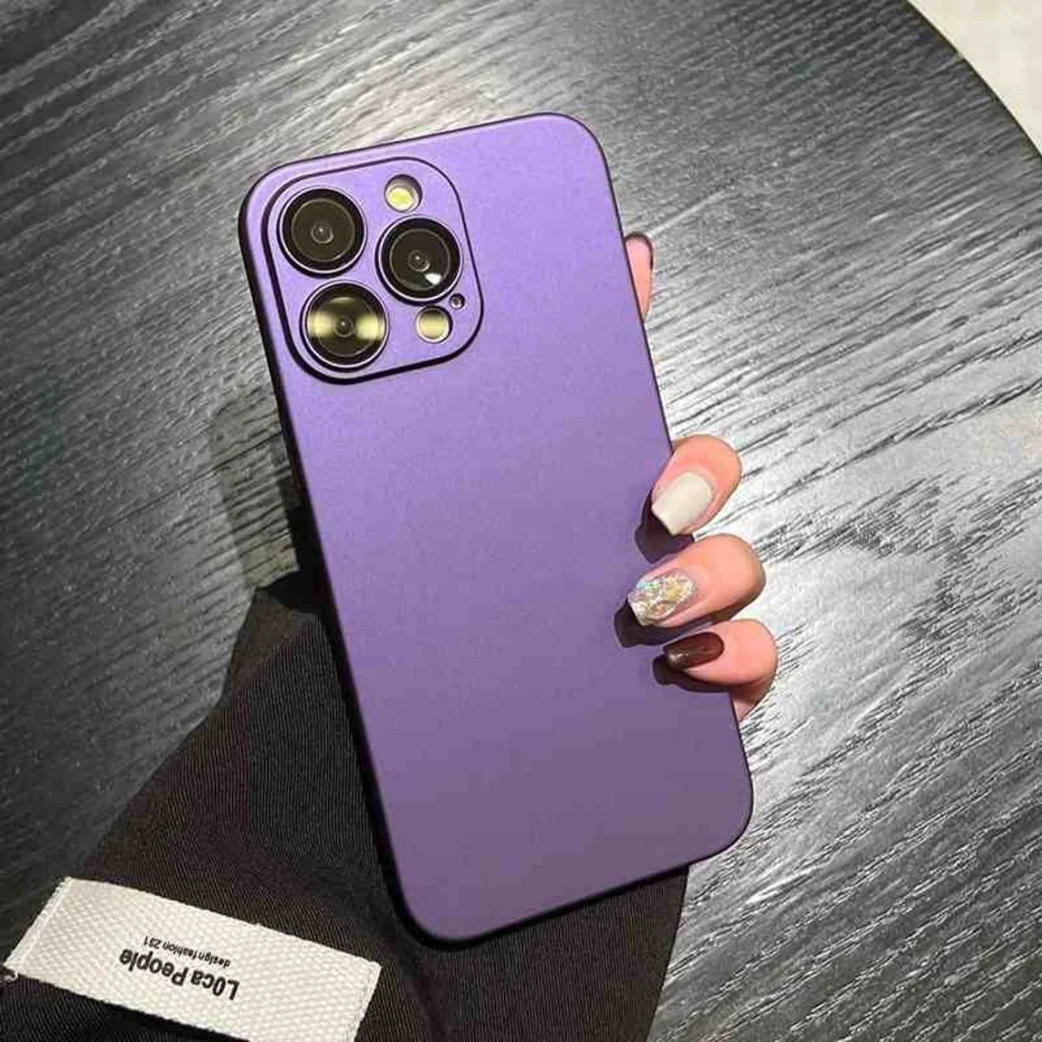 Solid Color Ultra-thin Frosted iPhone case - Viexta