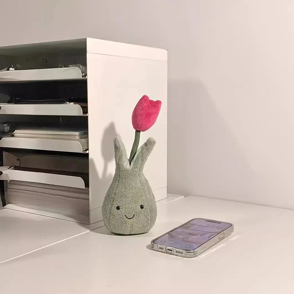 Tulip Potted Plush Toy Doll - Viexta