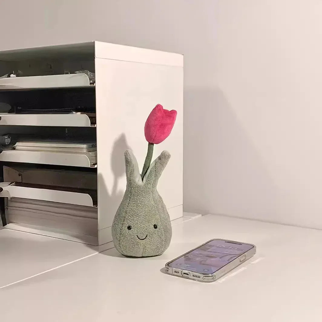 Tulip Potted Plush Toy Doll - Viexta