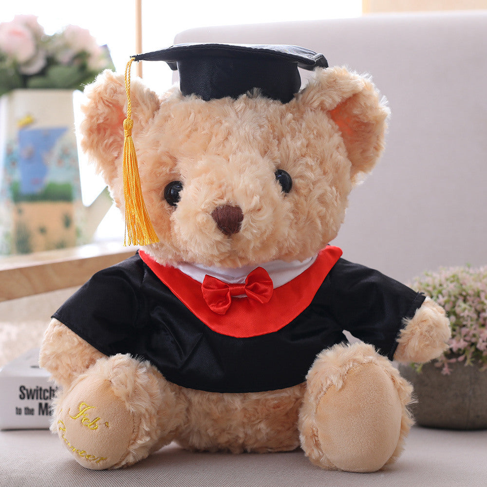 Cute Hooded Graduation Teddy Plush