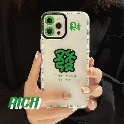 Cartoon Printed Silicone iPhone Case