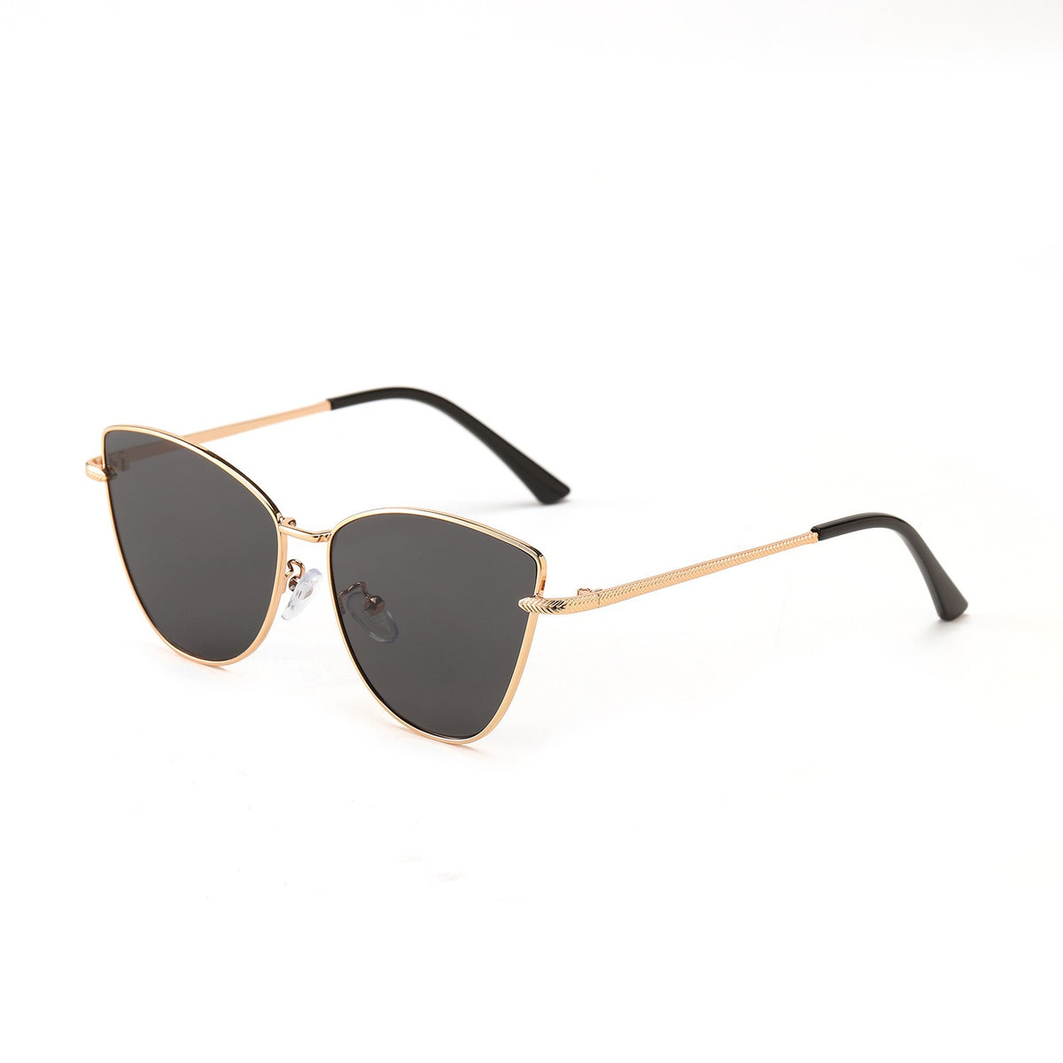 Irregular butterfly metal sunglasses for women
