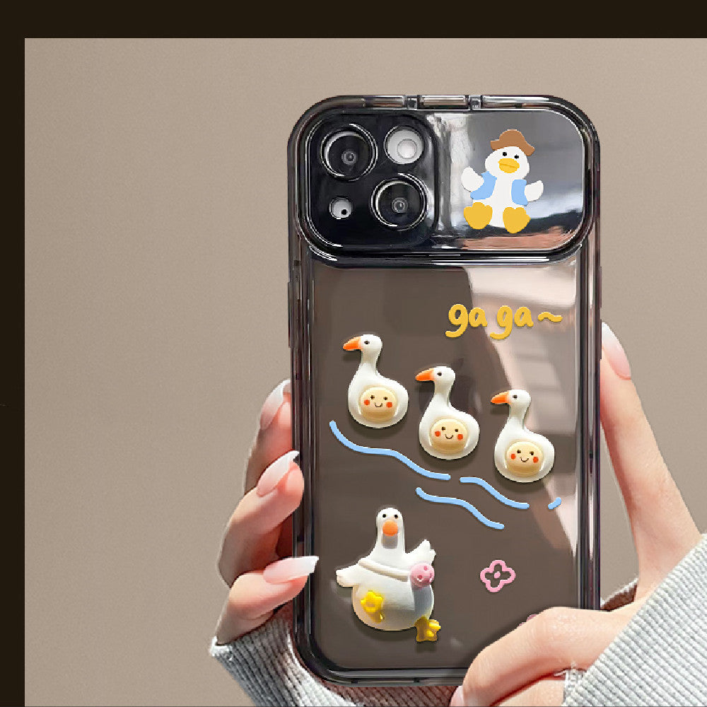 Duck Flip Mirror iPhone Case