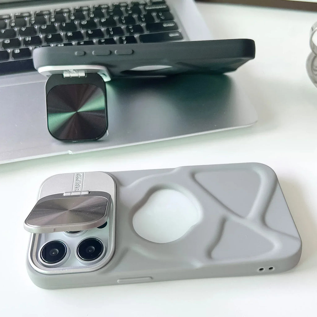 Lens Bracket Magnetic Sucker iPhone Case - Viexta