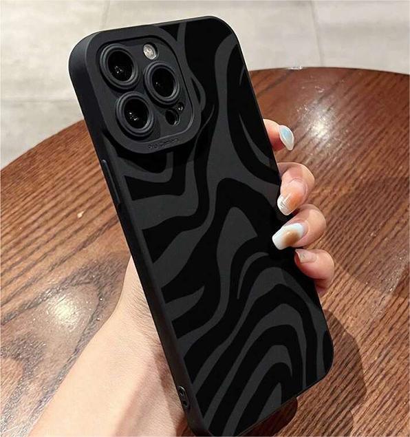 Black Striped Pupil iPhone Case - Viexta