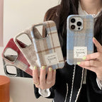 Niche Flannel Plaid iPhone Case - Viexta