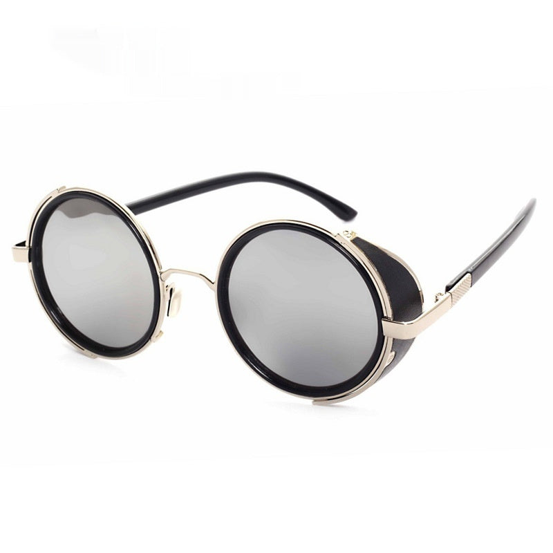 UV400 Retro Metal Round Frame Sunglasses