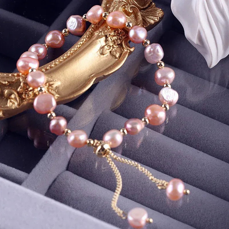 Women's Minimalist Pearl Bracelet - Viexta