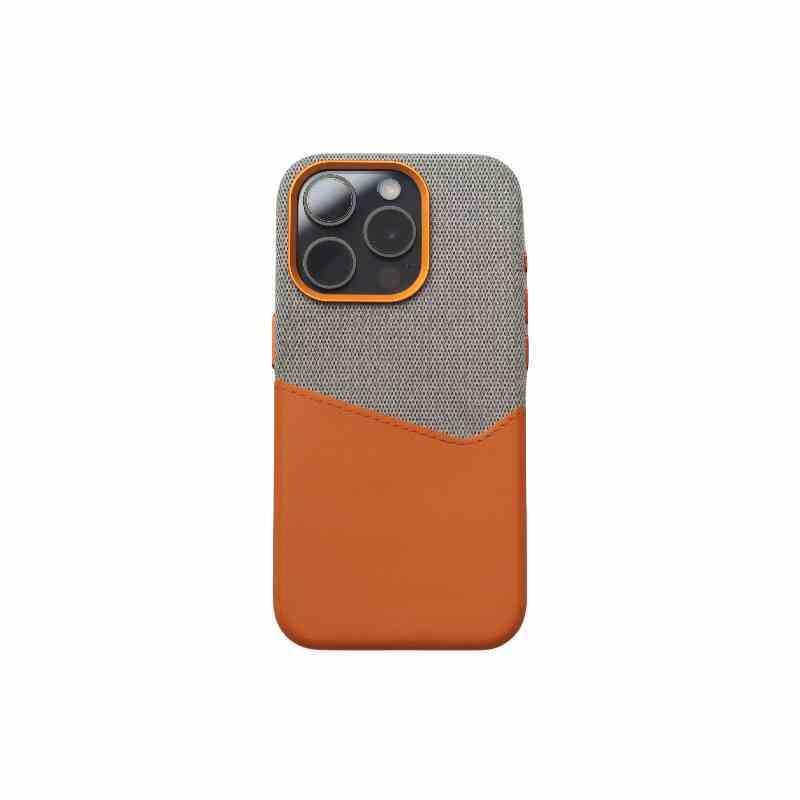 Double Card Leather Magnetic iPhone Case - Viexta