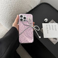 elegant-purple-polka-dot-bow-iphone-case - Viexta