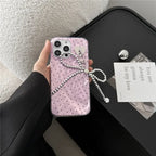 elegant-purple-polka-dot-bow-iphone-case - Viexta