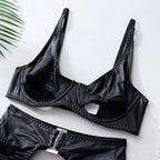 lingerie-leather-patent-leather-seductive-set - Viexta
