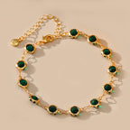 Retro-style18K Gold French Bracelet