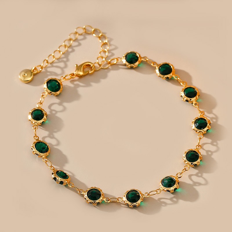 Retro-style18K Gold French Bracelet
