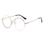 womens-round-frame-irregular-uv-resistant-sunglasses - Viexta