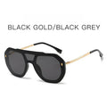 Large-frame Personalized Semi-metal Sunglass - Viexta